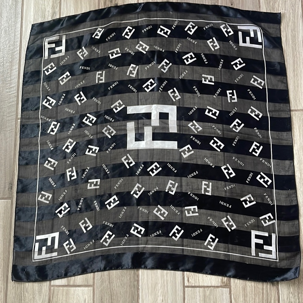 Vintage Fendi Monogram Scarf, 90’s